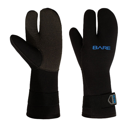 Трёхпалые перчатки для дайвинга Bare K-Palm Mitt 7мм