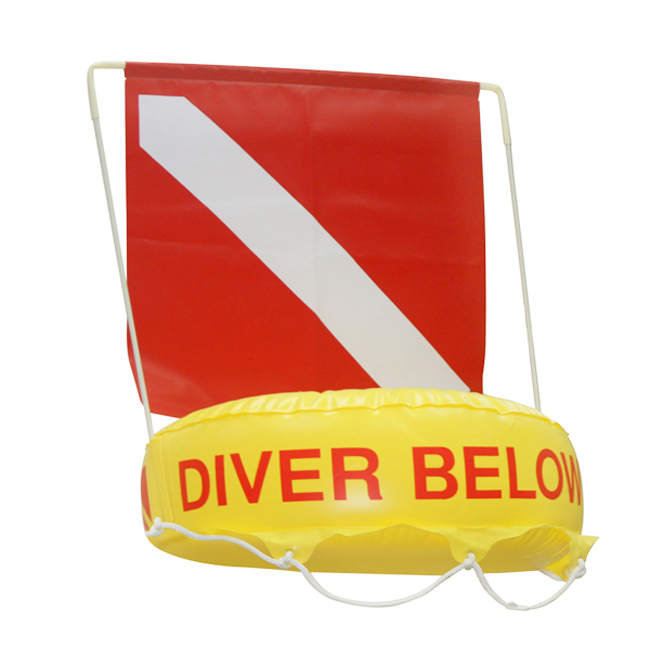 Буй большой c флагом Akvilon Diver 